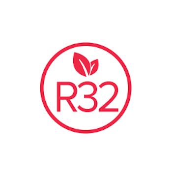 Gas refrigerante R32: eficiente y más respetuoso con el medio ambiente Este modelo utiliza gas refrigerante R32, un refrigerante actual que mejora la eficiencia energética y reduce el impacto ambiental frente a gases anteriores.  La carga estándar de refrigerante es de 0,49 kg, con un equivalente de 0,33 tCO₂eq. El R32 permite conseguir mayor rendimiento, menor impacto ambiental y una climatización más responsable.